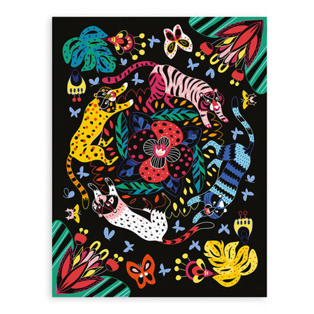 Multi - zestaw kreatywny 8 kreacji Wydrapywanki 7+, Janod