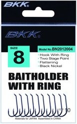 HACZYK BKK - BAITHOLDER WITH RING Nr.2 BN - torebka 9szt.