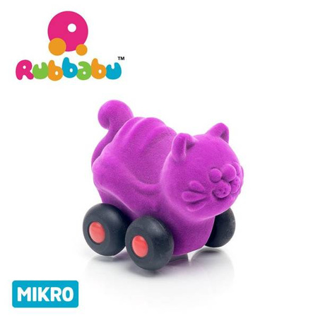 Rubbabu Zestaw 8 sensorycznych zwierzątek - pojazdów mikro (opakowanie zbiorcze 8 szt.)