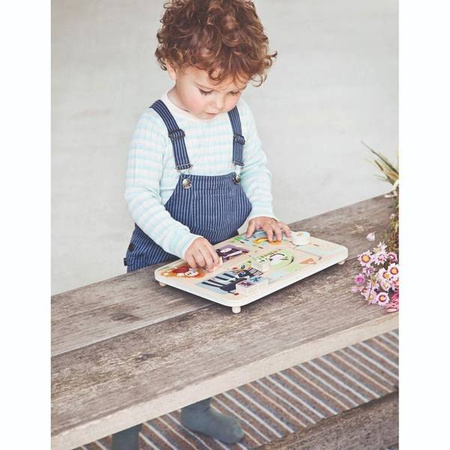 LILLIPUTIENS Drewniany labirynt sensoryczny Farma 18 m+