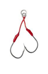 BLOODY ASSIST HOOK J # 1/0 2PCS DOUBLE ASYMMETRIC Savage Gear (78143)