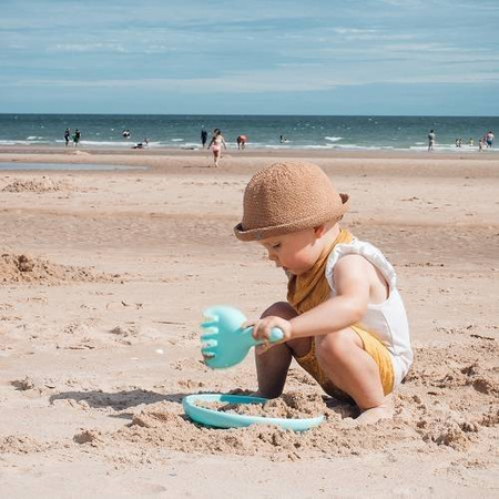 QUUT Zestaw łopatka + grabki Raki Dark Blue + Vintage Blue, opakowanie zbiorcze 6 szt.