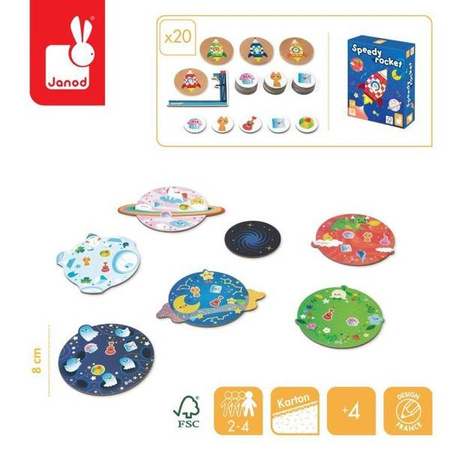 Gra zręcznościowa Rakieta, Janod
