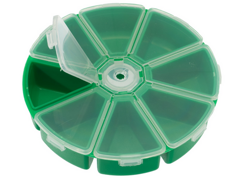 PUDEŁKO 8-KOMOROWE 12X12X3CM 5X1SZT JAXON RR-AA001