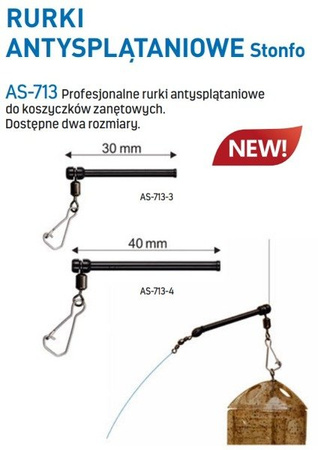 STONFO-RURKA ANTYSPLĄTANIOWA 30MM 1X2SZT JAXON AS-713-3