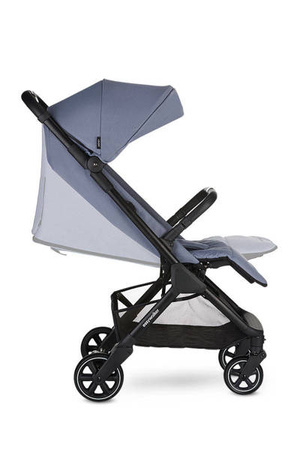 Easywalker Jackey Kompaktowy, samoskładający się wózek spacerowy z torbą transportową Steel Grey