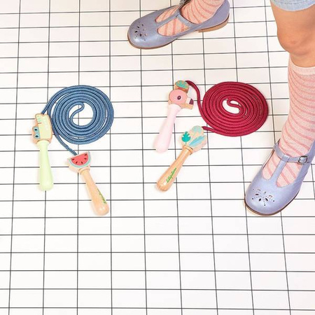 LILLIPUTIENS Skakanka z drewnianymi rączkami Flaming Anais