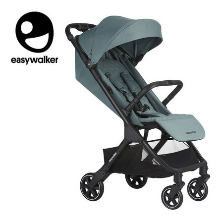Easywalker Jackey Kompaktowy, samoskładający się wózek spacerowy z torbą transportową Forest Green