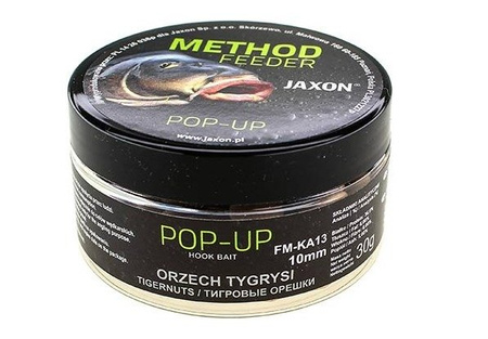 KULKI PROTEINOWE POP-UP METHOD FEEDER 10MM ORZECH TYGRYSI 30G JAXON FM-KA13