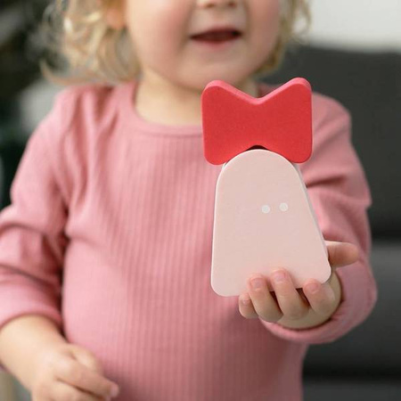 QUUT Klocki piankowe balansowe Blokki Coral Pink