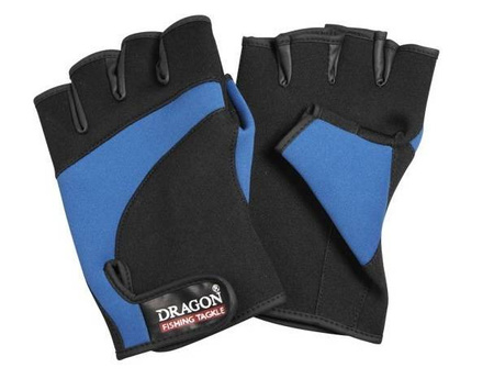 Rękawiczki neoprenowe 5-finger cut niebiesko-czarne DRAGON TCH-RE-01-006