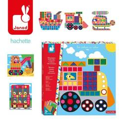 Zestaw kreatywny Mozaika Pojazdy 3+, Janod