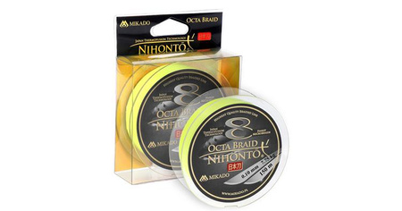 PLECIONKA NIHONTO OCTA BRAID 008 FLUO 150M + GRATIS MIKADO Z24F-008