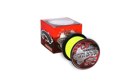 PLECIONKA CAT TERRITORY OCTA BRAID  060 YELLOW 600M MIKADO Z40Y-060