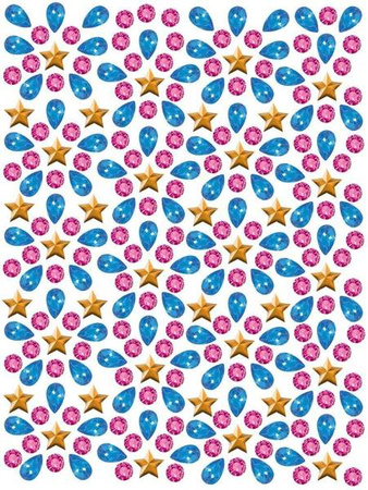 Zestaw kreatywny Kryształki i naklejki Korony 5+, Janod