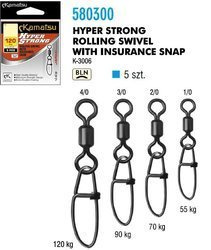 KRĘTLIK Z AGRAFKĄ HYPER STRONG K-3006 3/0/90kg OP 5SZT KAMATSU 580300300