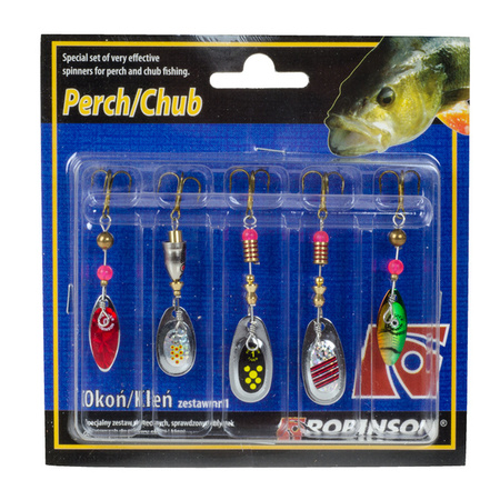 Zestaw błystek Okoń/Kleń 1 Robinson 41-Z1-PE3
