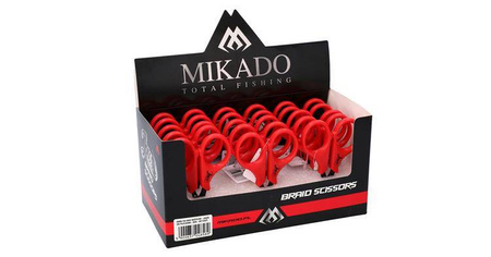 NOŻYCZKI - JAWS - DO PLECIONKI BOX - op.15szt. MIKADO AMN-102-BOX