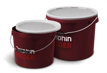 Okrągłe wiadro z pokrywką Delphin FEEDER 10l Delphin (920000363)