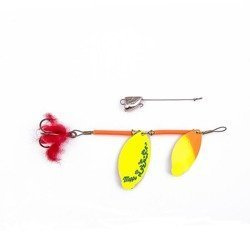 Mepps PIKE TANDEM żółty / pomarańczowy 27g