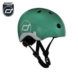 SCOOTANDRIDE Kask z odblaskami XXS-S dla dzieci 1-5 lat Forest Owl