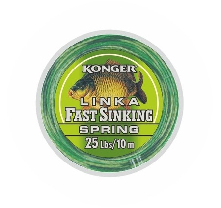 LINKA FAST SINKING SPRING 25lbs/10m KONGER 286006025