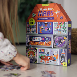 Mudpuppy Puzzle konturowe Dom na Marsie 100 elementów 5+