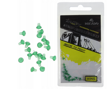 STOPERY DO HACZYKA - ZIELONY – op.20szt. MIKADO AMC-11505-01