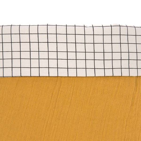 Lassig Muślinowe kosze do przechowywania 3 sztuki Cozy Home musztardowe