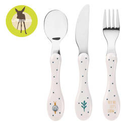 Lassig Zestaw sztućców ze stali nierdzewnej 3 el. Garden Explorer Ślimak