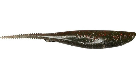 Jerkbait  Jerky PRO - GREEN SMOKE 9"/22.5cm 2szt./bag CLEAR SMOKED/MOT.OIL silver/red glitter     DRAGON CHE-JK90D-25-731