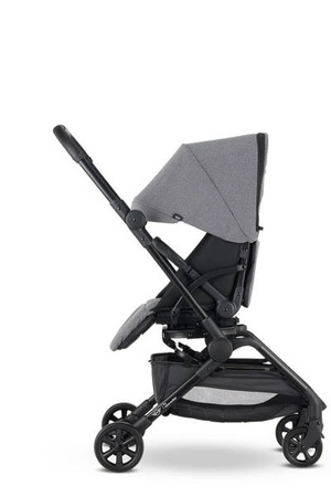 MINI by Easywalker Buggy TURN Kompaktowy wózek spacerowy z obrotowym siedziskiem 360° Soho Grey (z osłoną przeciwdeszczową w zestawie)