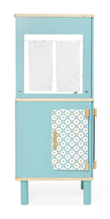 Trójstronna drewniana kuchnia narożna Trio z 5 akcesoriami 3+, Janod