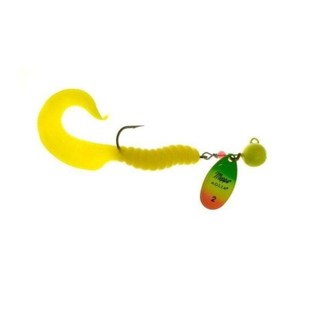 BŁYSTKA OBROTOWA Mepps AGLIA SPINFLEX tiger / żółty twister 10g