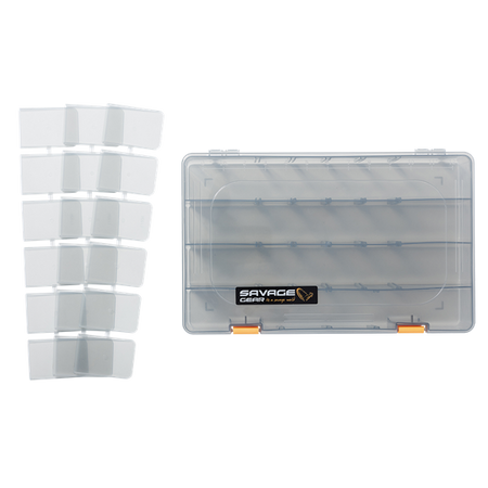 LUREBOX 6B SMOKE 36X22.5X5CM 9PCS CASSETTE Savage Gear (74217)