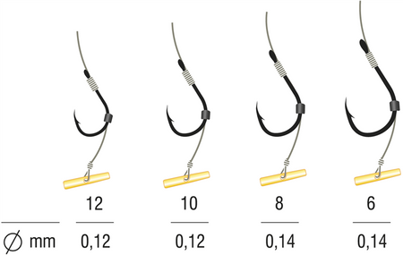 KAMATSU PRO CARP SPECIAL METHOD RIG 8/10cm/11,4kg OP.XSZT 502002008