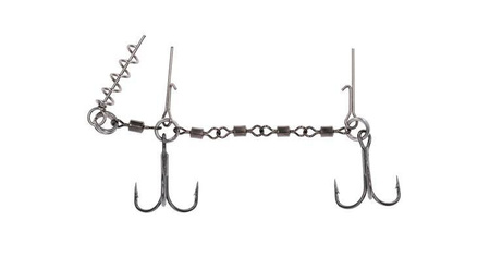 DOZBROJKA - Z KRĘTLIKÓW JAWS DOUBLE EVO STINGER XL - 35kg - kotwice nr 2/0 - op.1szt. MIKADO HDJ-12-02