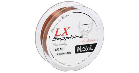 ŻYŁKA LX SAPPHIRE MATCH 0.18mm\4.85kg\150m - 1szp. MIKADO ZLXM-018