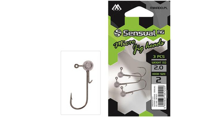 GŁÓWKA JIGOWA - SENSUAL MICRO - 4g-8 BN - op.20szt. MIKADO OMGAJSM4-8-20