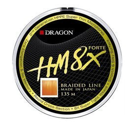 Plecionka  HM8X Forte / Toray 0.20 mm/23.60 kg pomarańczowafluo 135 m DRAGON PDF-40-01-620