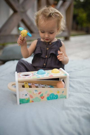 Drewniane cymbałki z kulodromem Pure, Janod