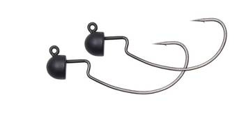 TUNGSTEN EWG NED HEAD #2/0 2.7G MATT BLACK 2PCS Savage Gear (82309)