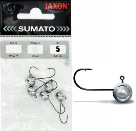 (R) GŁÓWKI JIGOWE SUMATO BLACK MICRO 6-2G 1X5SZT JAXON GJ-SA0602