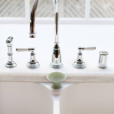 EZPZ Silikonowa myjka czyścik do naczyń bez bakterii pastelowa zieleń