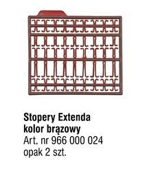 STOPERY ZESTAW EXTENDA KOL. BRĄZOWY TEAM CARP KONGER OP.2SZT 966000024