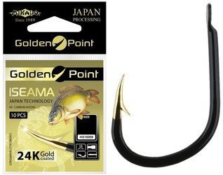 HACZYK KARPIOWY GOLDEN POINT - ISEAMA Nr  2 GB - torebka 10szt. MIKADO HG10009-2GB