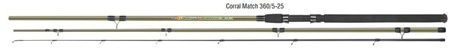 CORRAL MATCH 360/5-25 WĘDKA KONGER 127027360
