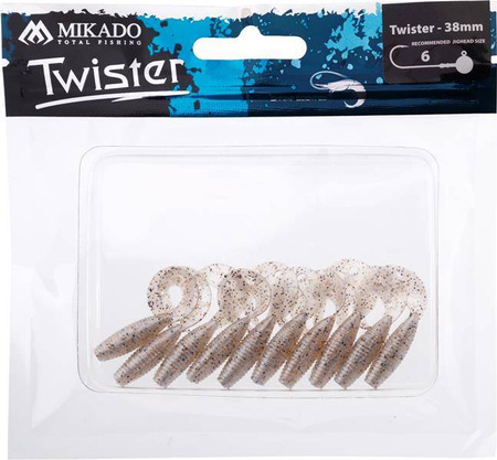 PRZYNĘTA - TWISTER 38mm/ PEPPER PEARL - op.10szt. MIKADO PMTBT-38-PP