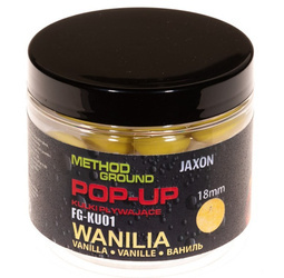 KULKI POP-UP METHOD GROUND 18MM WANILIA 50G JAXON FG-KU01