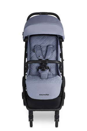 Easywalker Jackey Kompaktowy, samoskładający się wózek spacerowy z torbą transportową Steel Grey